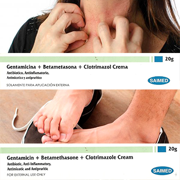 GENTAMICINA+BETAMETASONA+CLOTRIMAZOL CREMA