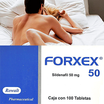 FORXEX 50mg (Sildenafil) Potenciador Sexual