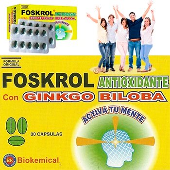 FOSKROL CON GINKGO BILOBA