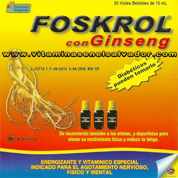 FOSKROL con Ginseng