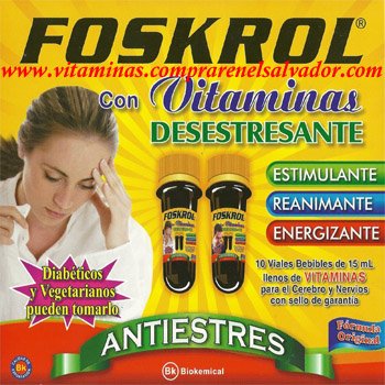 FOSKROL Con Vitaminas DESESTRESANTE