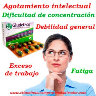 Gludethon Vitaminas Para el Cerebro Cápsulas 3Pack