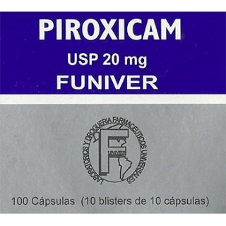 PIROXICAM 20MG FUNIVER