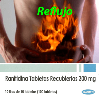 Ranitidina Tabletas Recubiertas 300mg Saimed