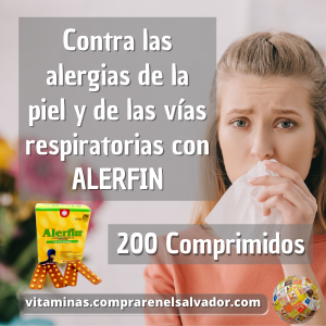 Alerfin 200 Comprimidos Fin a las Alergias Alivio rápido y efectivo para tu día a día