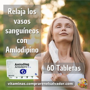 AMLODIPINO MK 5MG 60 Tabletas
