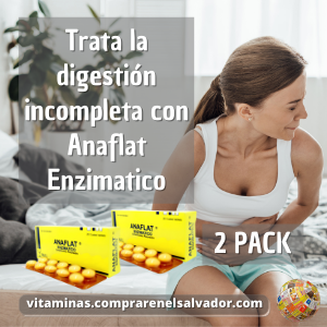 ANAFLAT ENZIMATICO 20 Tabletas 2 PACK