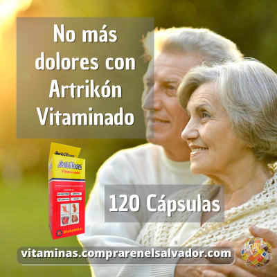 No Más Dolor con Artrikon 120 Cápsulas