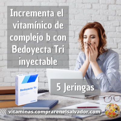 BEDOYECTA TRI INYECTABLE apoyo esencial para tu energía diaria