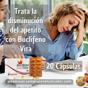 Estimulante del Apetito BUCLIFENO VITA MEDIKEM potencia tu bienestar y apoyo nutricional diario