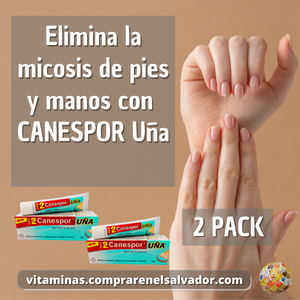 CANESPOR UÑA CREMA 2 PACK