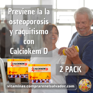CALCIOKEM D 2Pack Soporte diario para huesos saludables