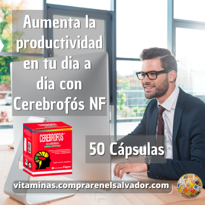 Desarrolle su inteligencia con Cerebrofos NF 50 Cápsulas potencia tu enfoque mental y claridad