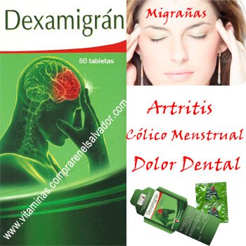 Dexamigrán 80 Tabletas Alivio a Las Migrañas