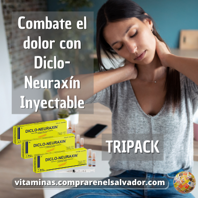 Combate el dolor con Diclo-Neuraxin INYECCION TRIPACK