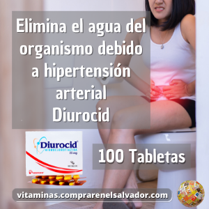 DIUROCID 25 mg 100 Tabletas