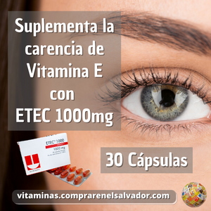ETEC 1000mg 30 Cápsulas