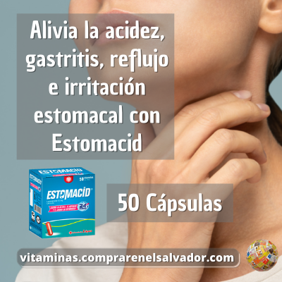 Alivie la acidez con Estomacid Cápsulas