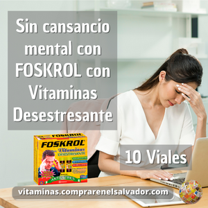 FOSKROL Con Vitaminas Desestresante apoya tu energía y reduce el estrés