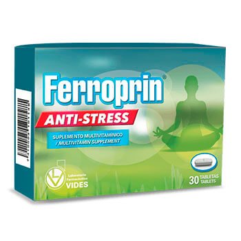 Ferroprin Anti-Stress Tabletas 3Pack Apoyo diario para tu bienestar