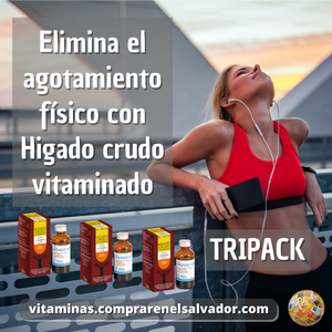 Higado Crudo Vitaminado con Vitamina B12 Vial 10ml 3Pack (Inyecciones)