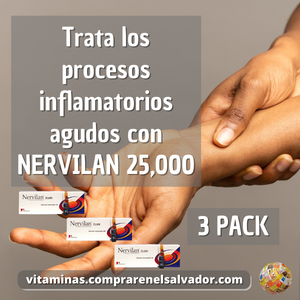 NERVILAN 25000 INYECTABLE TRIPACK Recupera tu vitalidad con acción inmediata