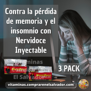 Calma los nervios con NERVIDOCE INYECTABLE TRIPACK