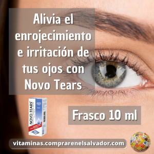 NOVO TEARS Gotas para los ojos Alivio refrescante para tu bienestar visual