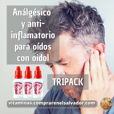 OIDOL GOTAS PARA EL OIDO TRIPACK Alivio efectivo y práctico para el cuidado auditivo