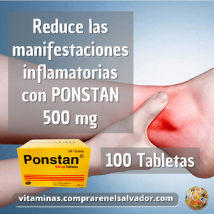 PONSTAN 500MG 100 TABLETAS