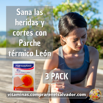 PARCHE LEÓN HANSAPLAST 3 PACK