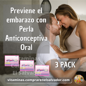Anticonceptivo Oral Perla Formula Mejorada 3 Pack control confiable para tu tranquilidad diaria