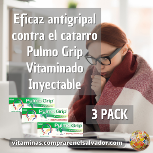 Pulmo Grip Vitaminado Inyectable TRIPACK