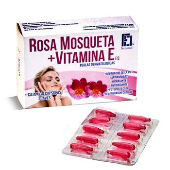 ROSA MOSQUETA MAS VITAMINA E piel radiante y nutrición esencial