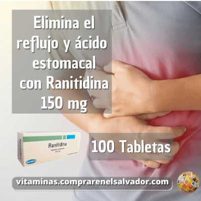 Ranitidina Tabletas Recubiertas 150mg Saimed