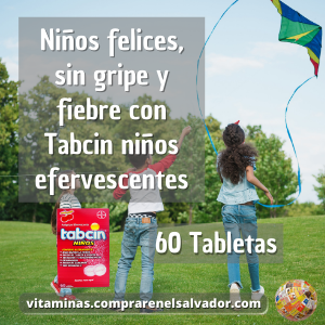 TABCIN NIÑOS 60 Tabletas efervescentes