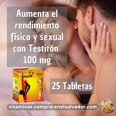 Vive feliz con Testitón Original 100mg (Sildenafil) Potenciador Sexual mejora tu confianza y vitalidad