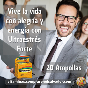 ULTRAESTRES FORTE 20 Ampollas Bebibles Reduce el estrés y apoya tu bienestar diario, ideal para mantener la calma y el equilibrio cada día