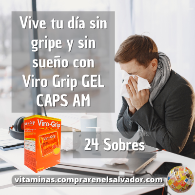 Viro Grip GEL CAPS AM alivio efectivo para tu bienestar diario