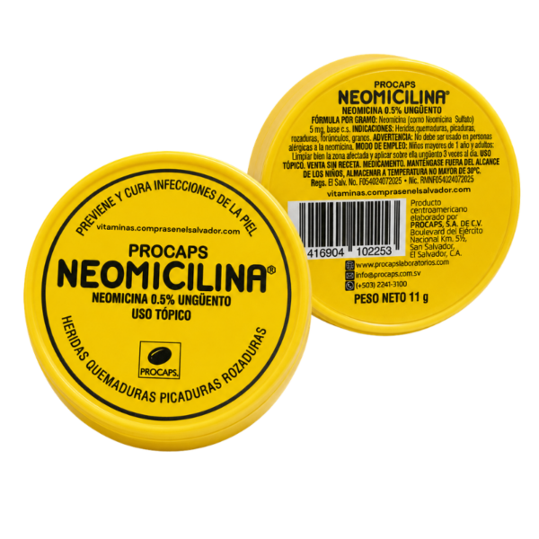 NEOMICILINA 0.5% UNGUENTO EN LATA REDONDA