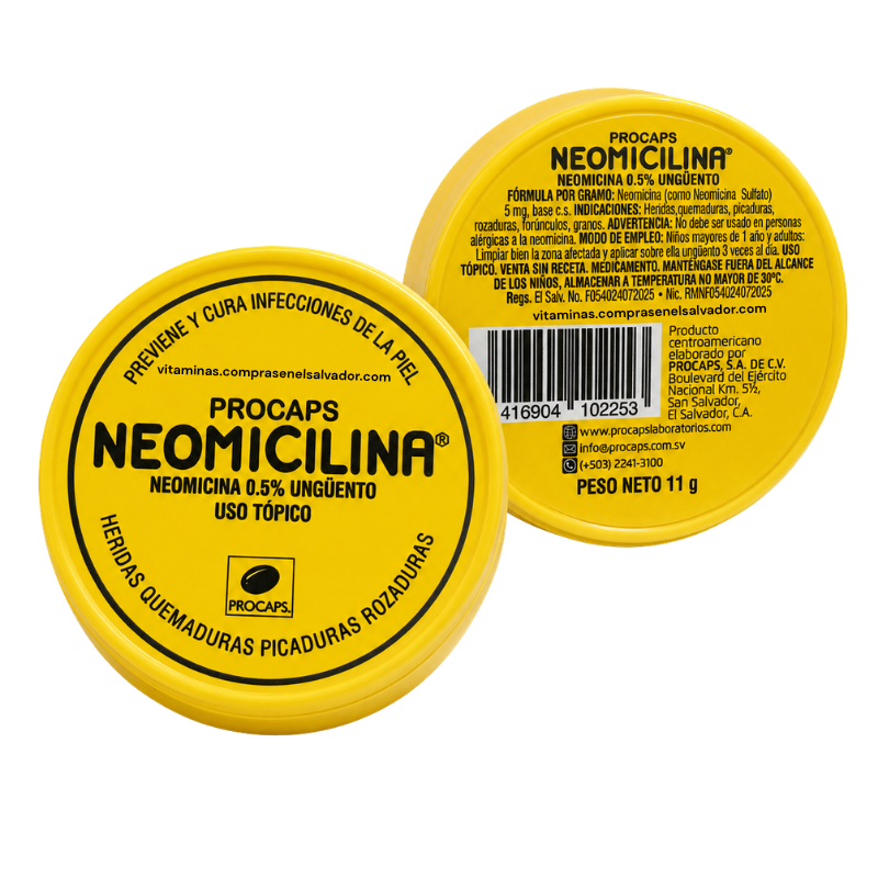 NEOMICILINA 0.5% UNGUENTO EN LATA REDONDA