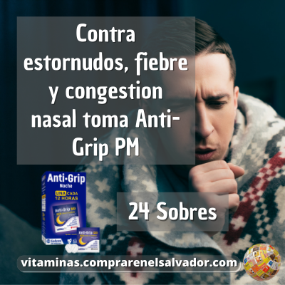 Antigrip-Pm Caja de 24 Sobres De 2 Tabletas