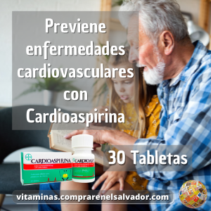 CARDIOASPIRINA 81 MG TABLETAS CUBIERTA ENTERICA – 30 Tabletas