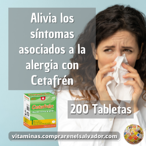 CETAFREN TABLETA 200 Tabletas - Alivio de Malestares