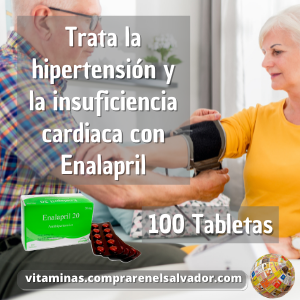 Enalapril 20 mg - 100 Tabletas de Ecomed